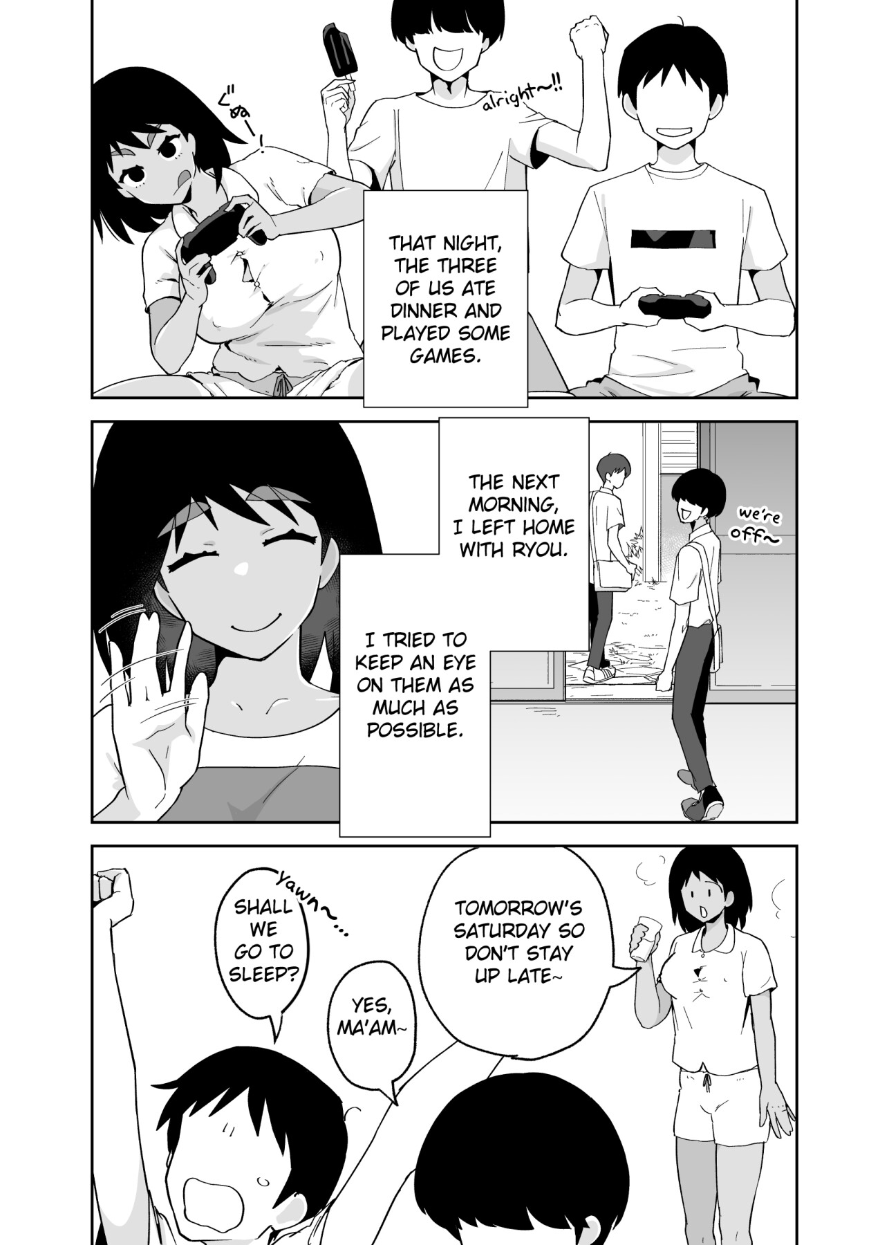 Hentai Manga Comic-My mother fell for my friend 2-Read-10